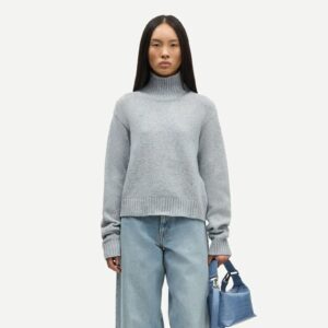 Salois Turtleneck Cashmere Blue