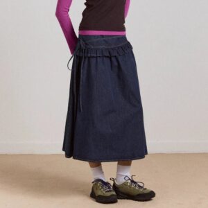 Bellamie Skirt Dark Indigo