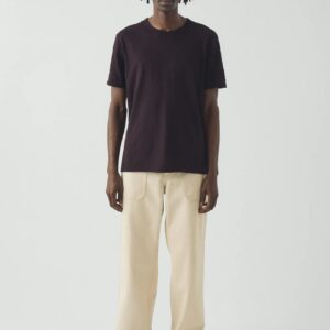 Theo Cotton Short Sleeve Tee Beetroot
