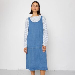 Slip Dress Heavy Bleach Wash