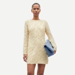 Sacatalpa Is Dress Dusty Yellow