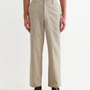Trouser Cotton Linen Natural