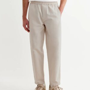 Tyne Trouser Cotton Tencel Stone